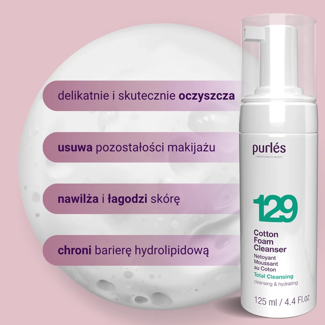 Purles 129 Cotton Foam Cleanser