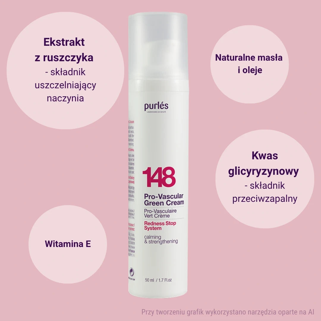 Purles 148 Pro-Vascular Green Cream