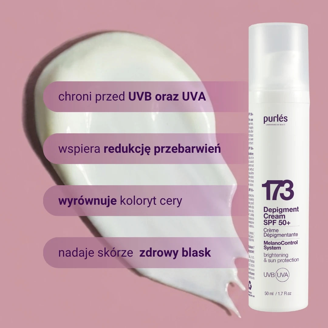 Purles 173 Depigment Cream SPF 50+