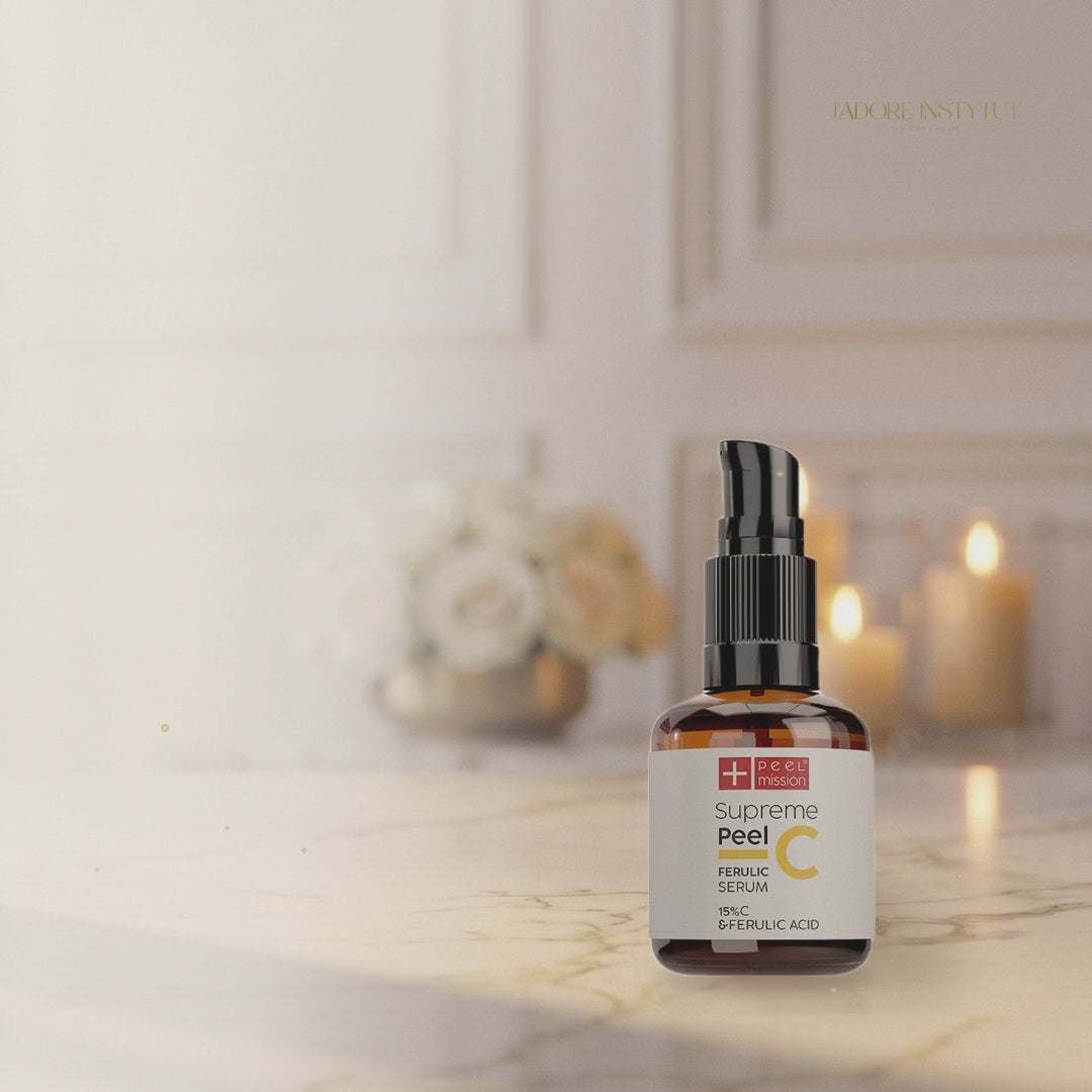 Load video: Peel Mission Supreme C Peel Ferulic Serum HE 30 ml – dla kogo jest i co daje, krótki film