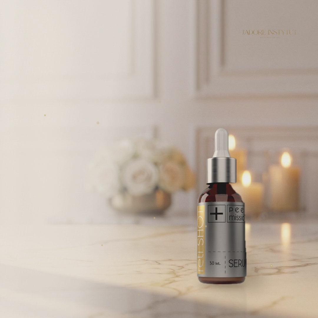 Load video: Peel Mission Serum reti SHOT 30 ml – dla kogo jest i co daje, krótki film
