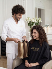 Przedłużanie włosów – objętość i długość – zabieg w J'adore Instytut Kraków