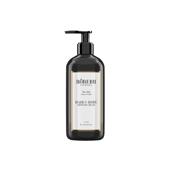 Nõberu Hair & Body Shower Cream – Tobacco Vanilla 500 ml