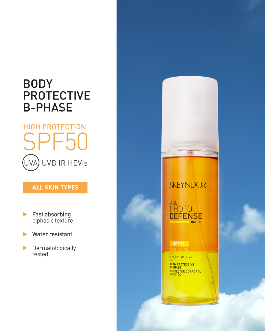 Skeyndor Body protective b-phase  SPF 50 – Age Photo Defense