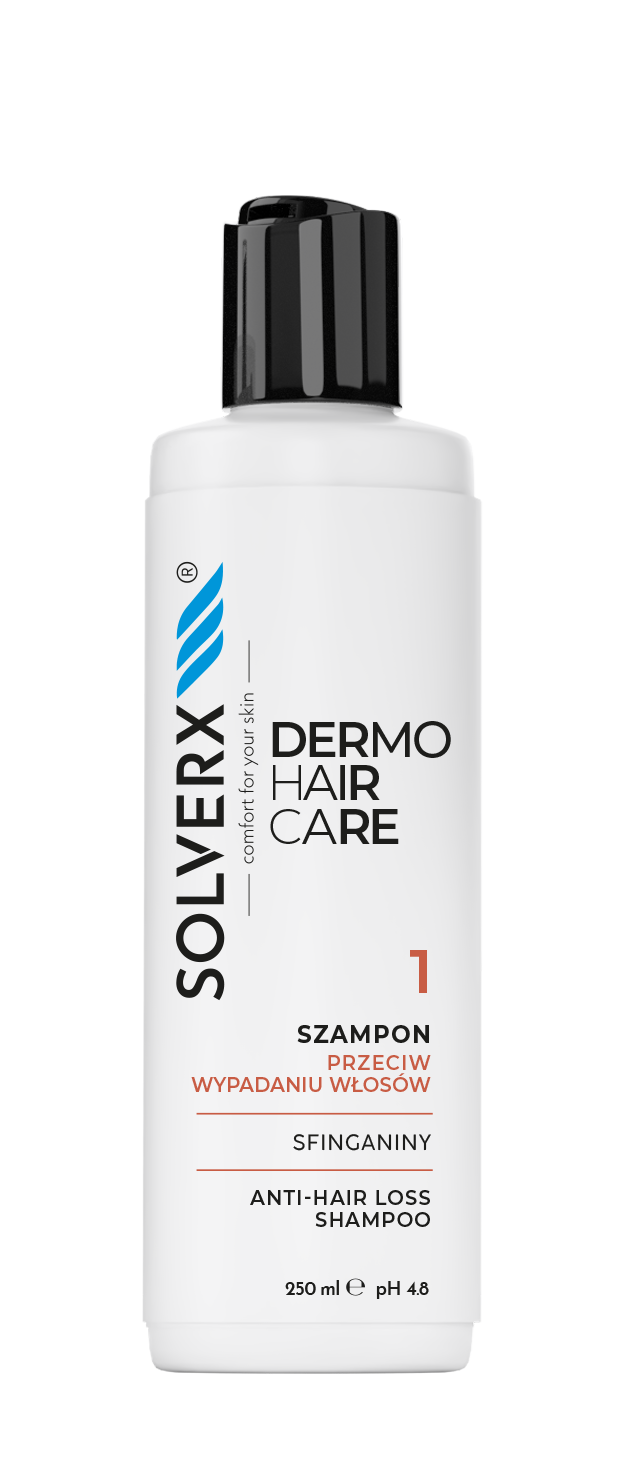 Solverx dermoHAIR szampon przeciw wypadaniu włosów