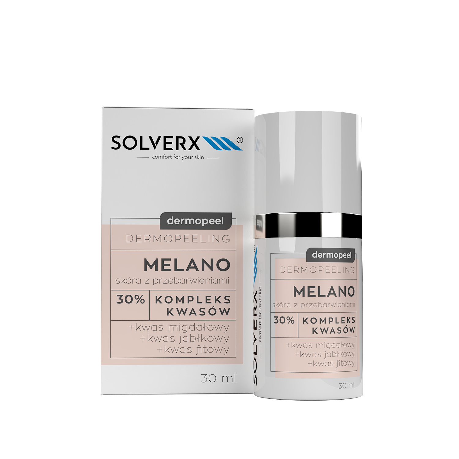 Solverx Dermopeel peeling na przebarwienia z kwasem migdałowym i fitowym