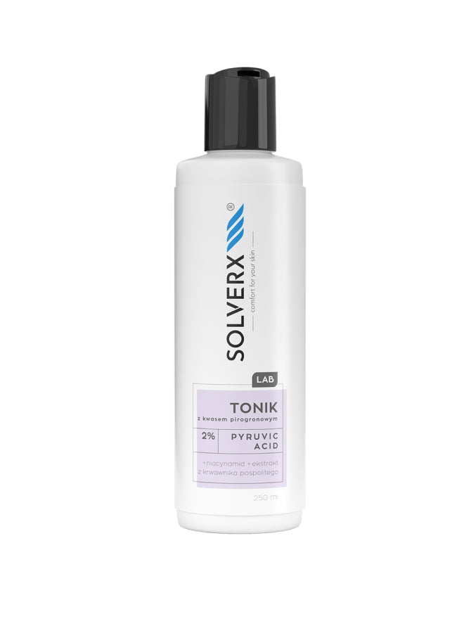 SOLVERX LAB Tonik z 2% kwasem pirogronowym 250 ml