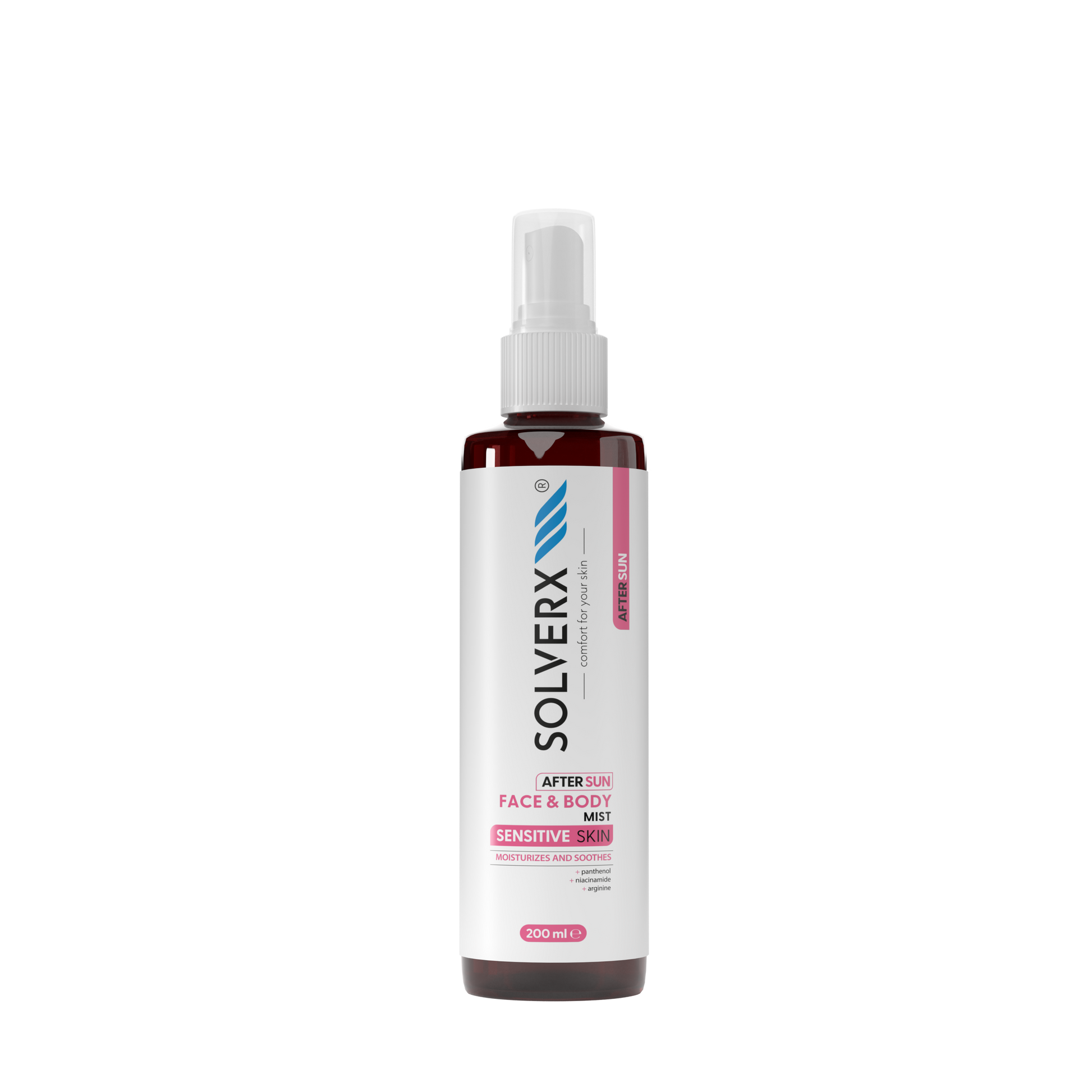 SOLVERX SENSITIVE SKIN after sun face & body mist, 200ml