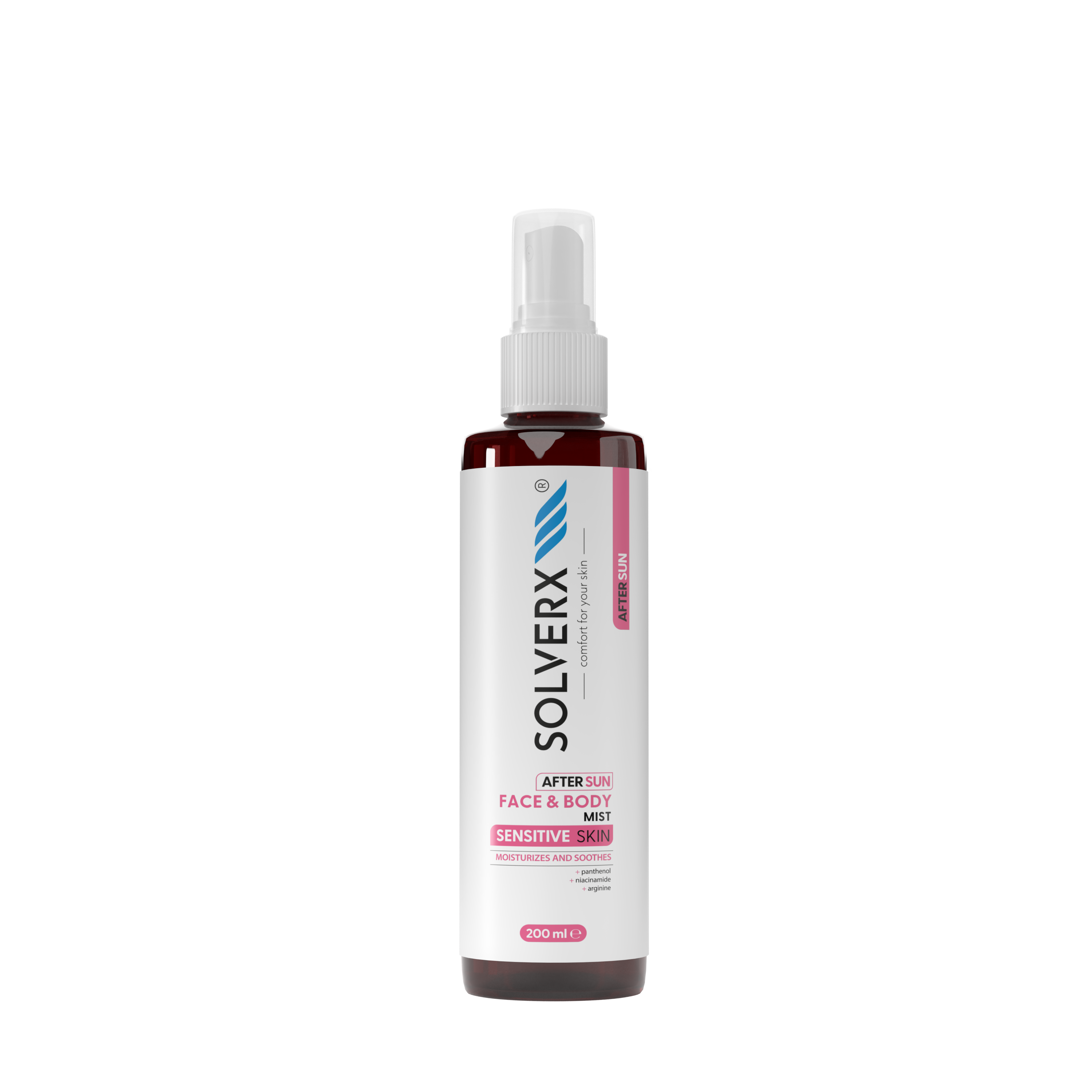 SOLVERX SENSITIVE SKIN after sun face & body mist, 200ml
