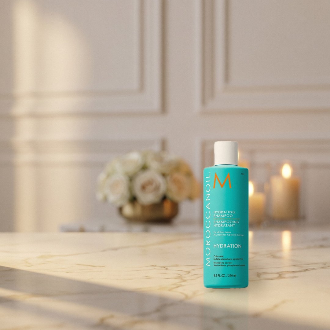 Moroccanoil Hydrating Shampoo 250 ml – envase del producto