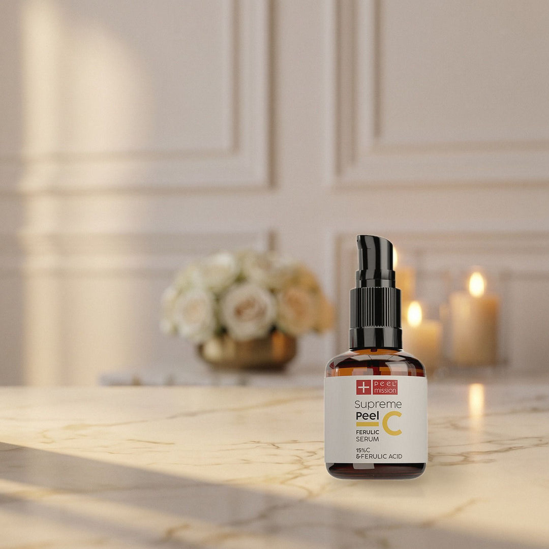 Peel Mission Supreme C Peel Ferulic Serum HE 30 ml – product packaging