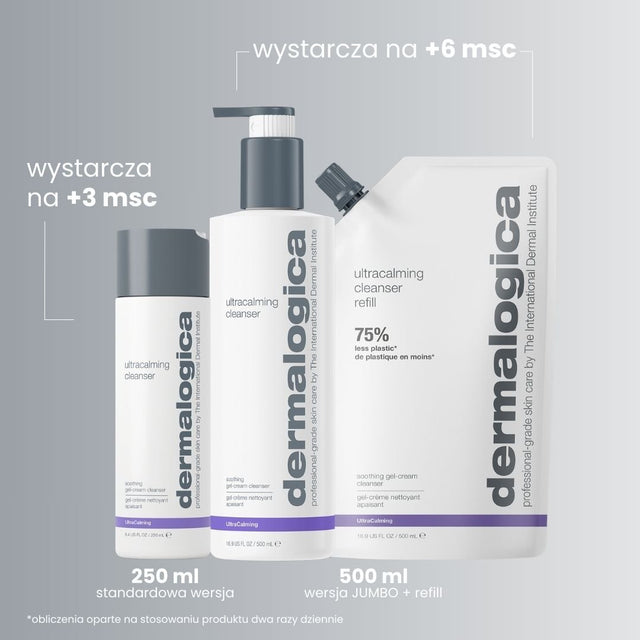 Dermalogica UltraCalming Cleanser Απαλή γέλη-κρέμα καθαρισμού 500 ml