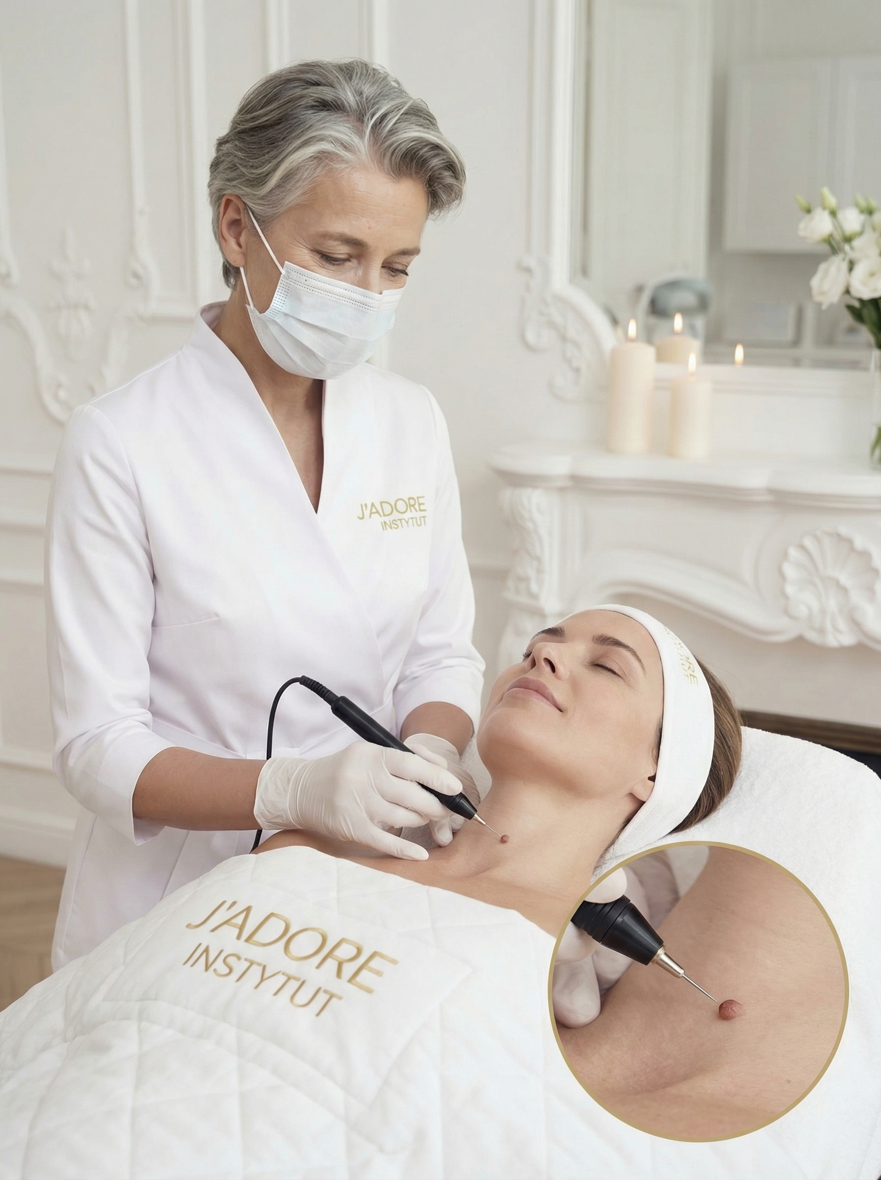 Usuwanie zmian skórnych Plasma IQ – efekty zabiegu w salonie J'adore