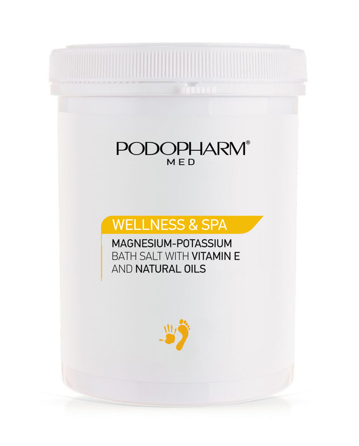 WELLNESS & SPA Magnezowo-potasowa sól kąpielowa z witaminą E i naturalnymi olejkami